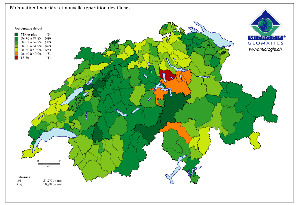 switzerland referendum 2004 28 november map